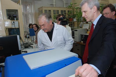 В лаборатории института полимеров КНИТУ